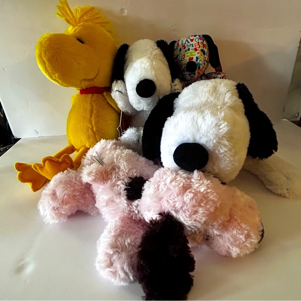 Peanuts Snoopy & Woodstock Plush Lot